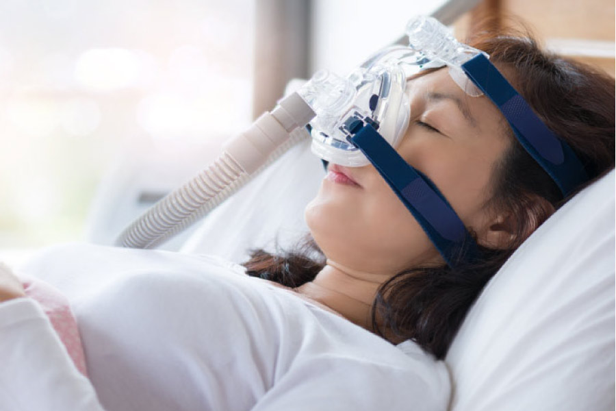 young woman undergoing sedation dentistry